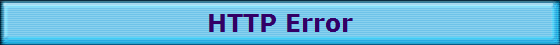 HTTP Error